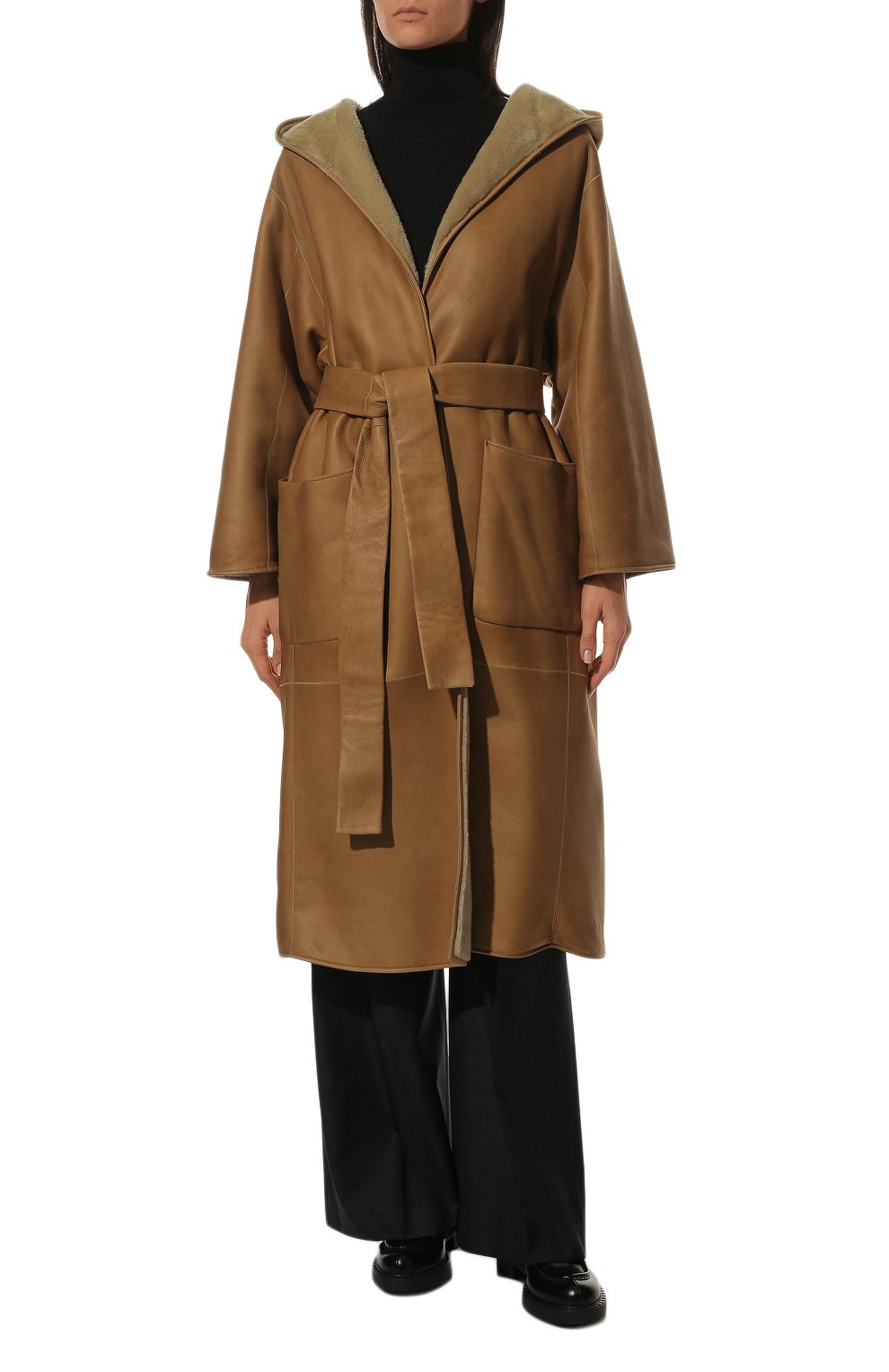 Дубленка из овчины PRADA, арт. 56980M-1XAN-F0040, фото 3