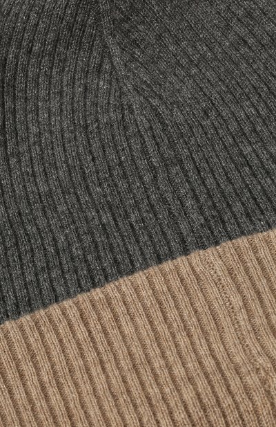 Кашемировая шапка BRUNELLO CUCINELLI темно-серого цвета по цене 49950 руб., арт. M2293600, фото 3 Кашемировая шапка BRUNELLO CUCINELLI, арт. M2293600, фото 3