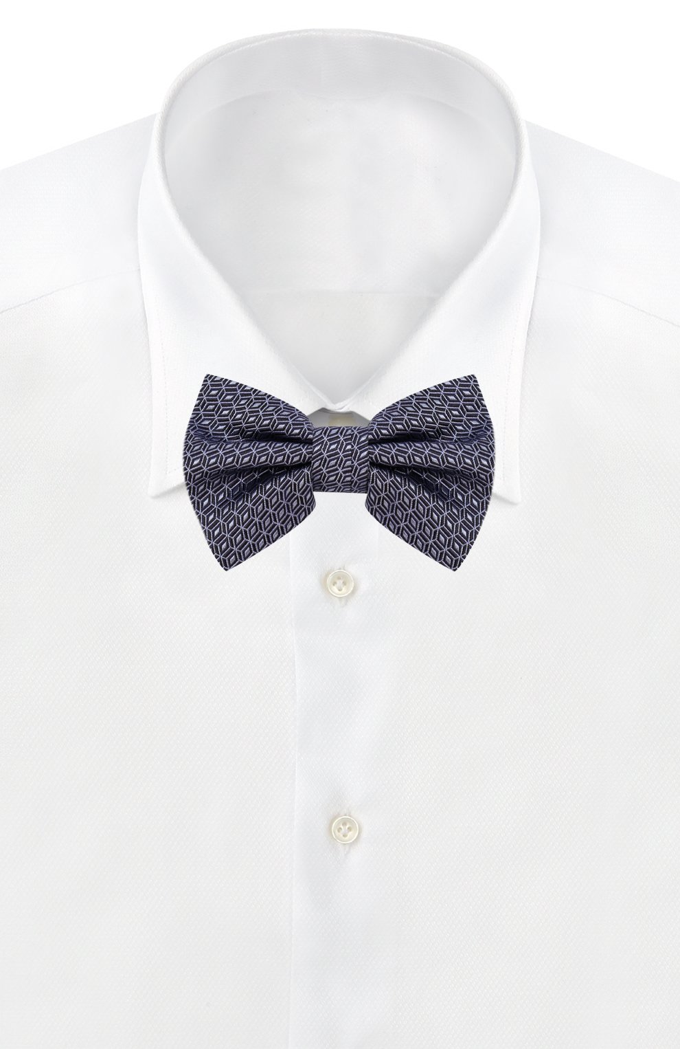 Шелковый галстук-бабочка с узором EMPORIO ARMANI, арт. 340118/8A342, фото 2