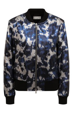 Бомбер на молнии с принтом и контрастными манжетами DRIES VAN NOTEN, арт. 172-10548-4127, фото 1