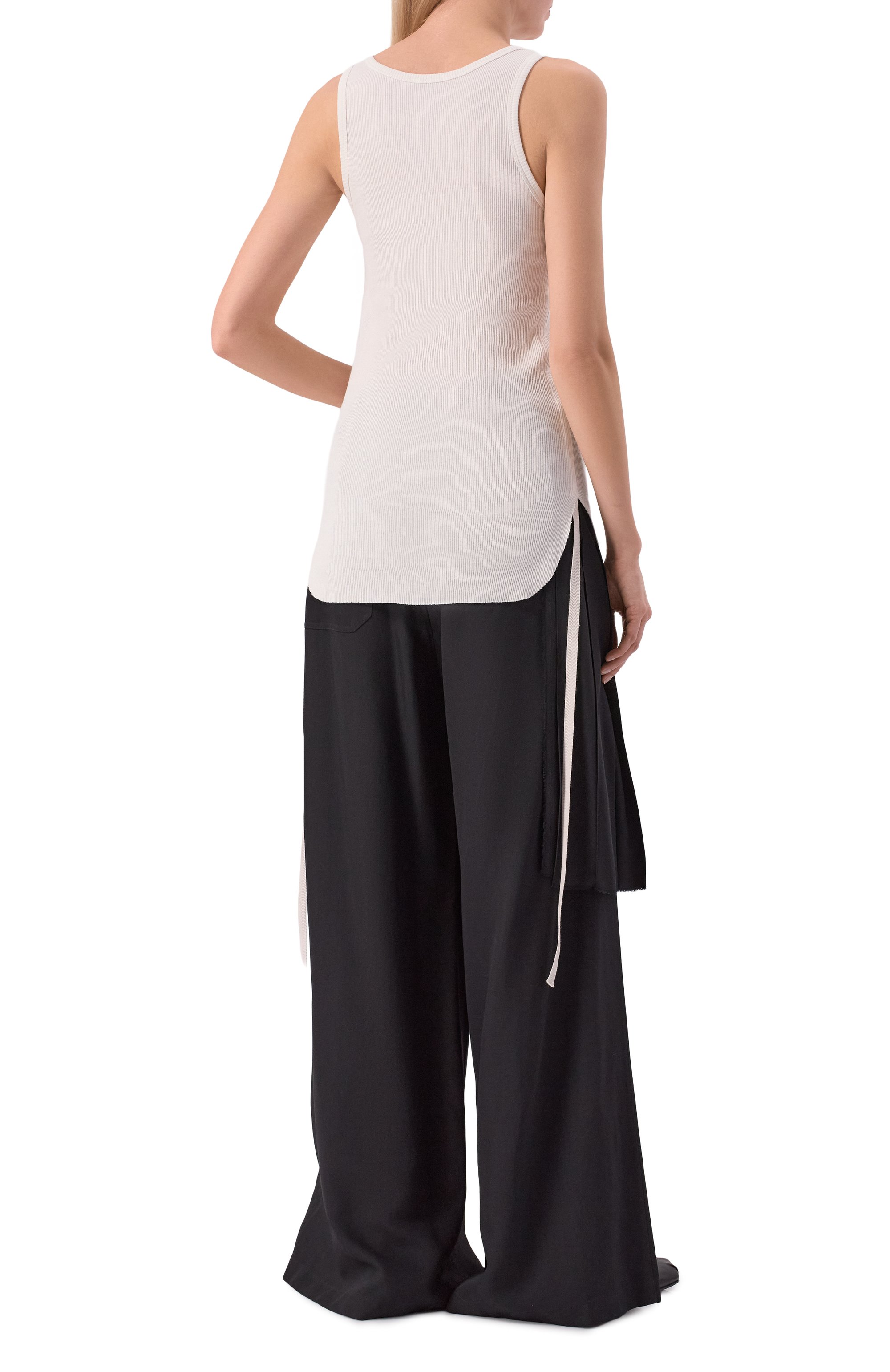 Хлопковая майка ANN DEMEULEMEESTER, арт. B0011982/FA659, фото 4