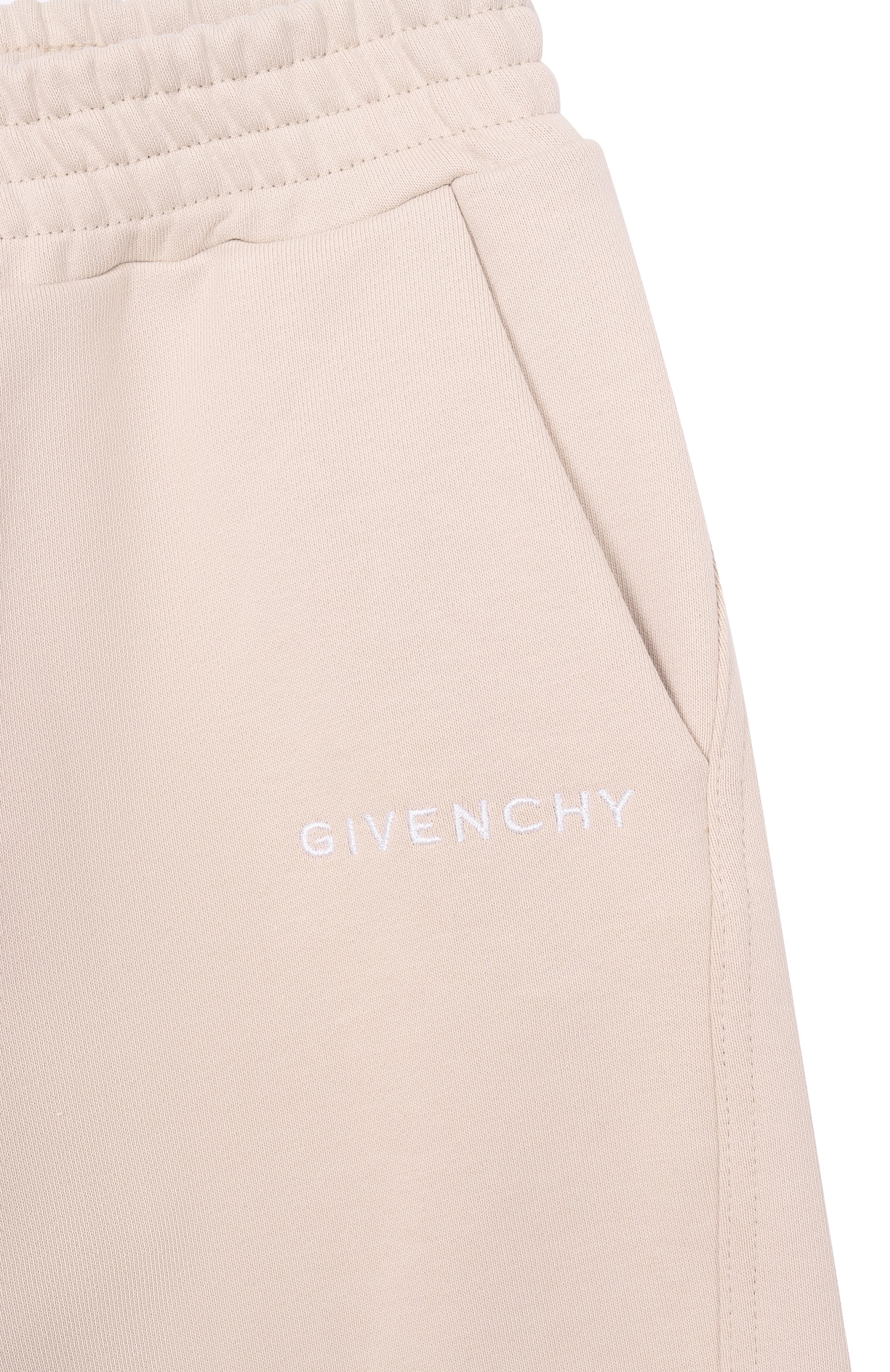 Хлопковые брюки GIVENCHY кремового цвета по цене 35400 руб., арт. H31141, фото 3 Хлопковые брюки GIVENCHY, арт. H31141, фото 3