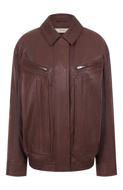 Кожаный бомбер 12 STOREEZ, арт. 127369, фото 1