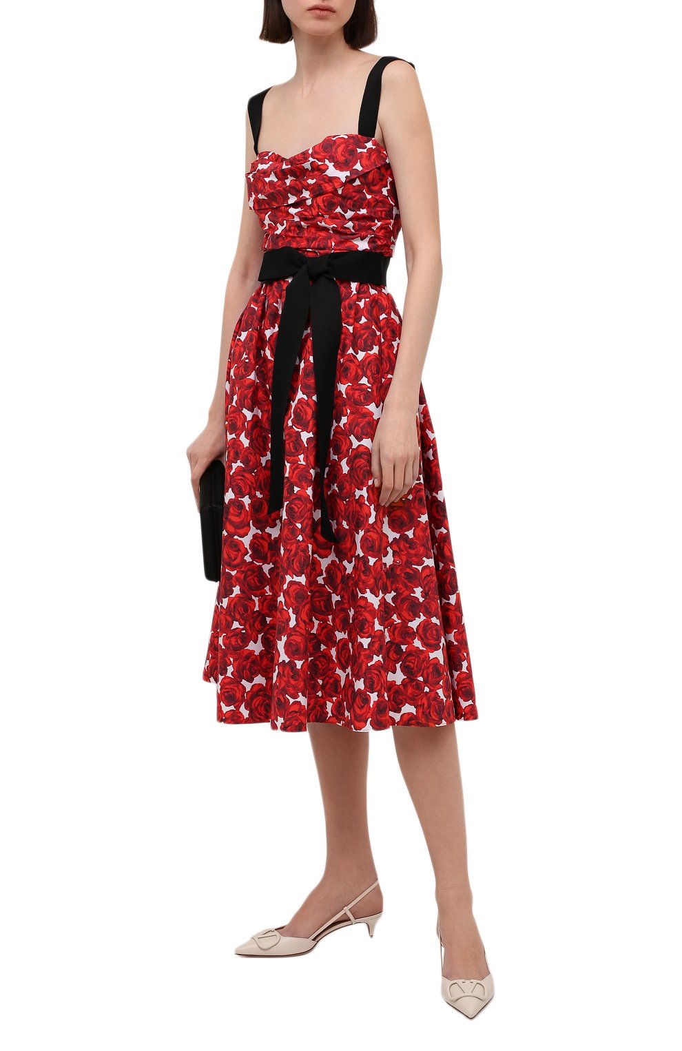 Хлопковое платье CAROLINA HERRERA, арт. R2211N508RCT, фото 2