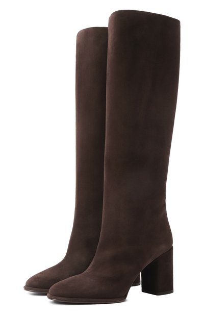 Женские замшевые сапоги elsa 110 LE SILLA, арт. 7074T080RDPPP0W