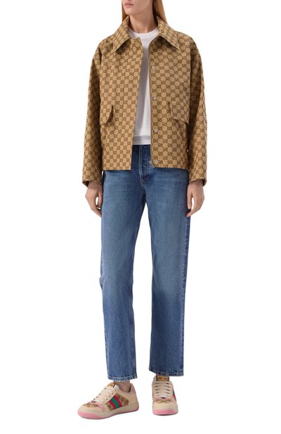 Женская хлопковая куртка GUCCI, арт. 842660/ZAF4S