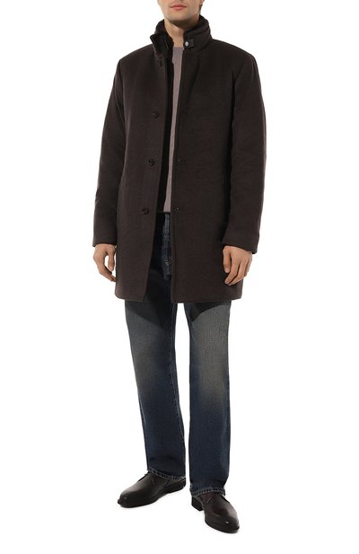 Пуховое пальто bond-fur-le с воротником из овчины MOORER, арт. RUF-DN0-LE_SET, фото 2