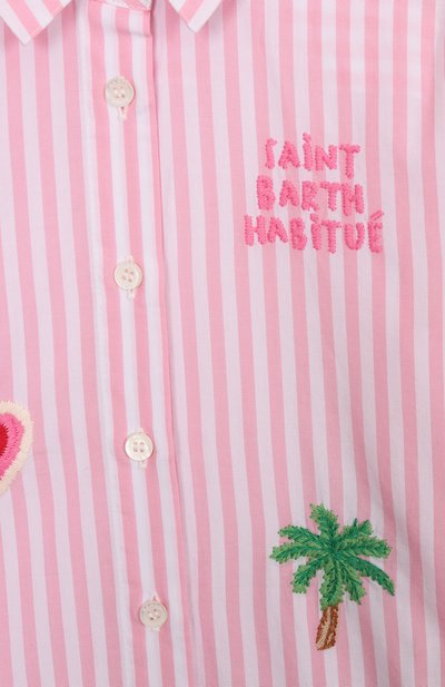 Хлопковая рубашка MC2 SAINT BARTH, арт. STBK MINI BRIGITTE/BRIG003/01921F, фото 3