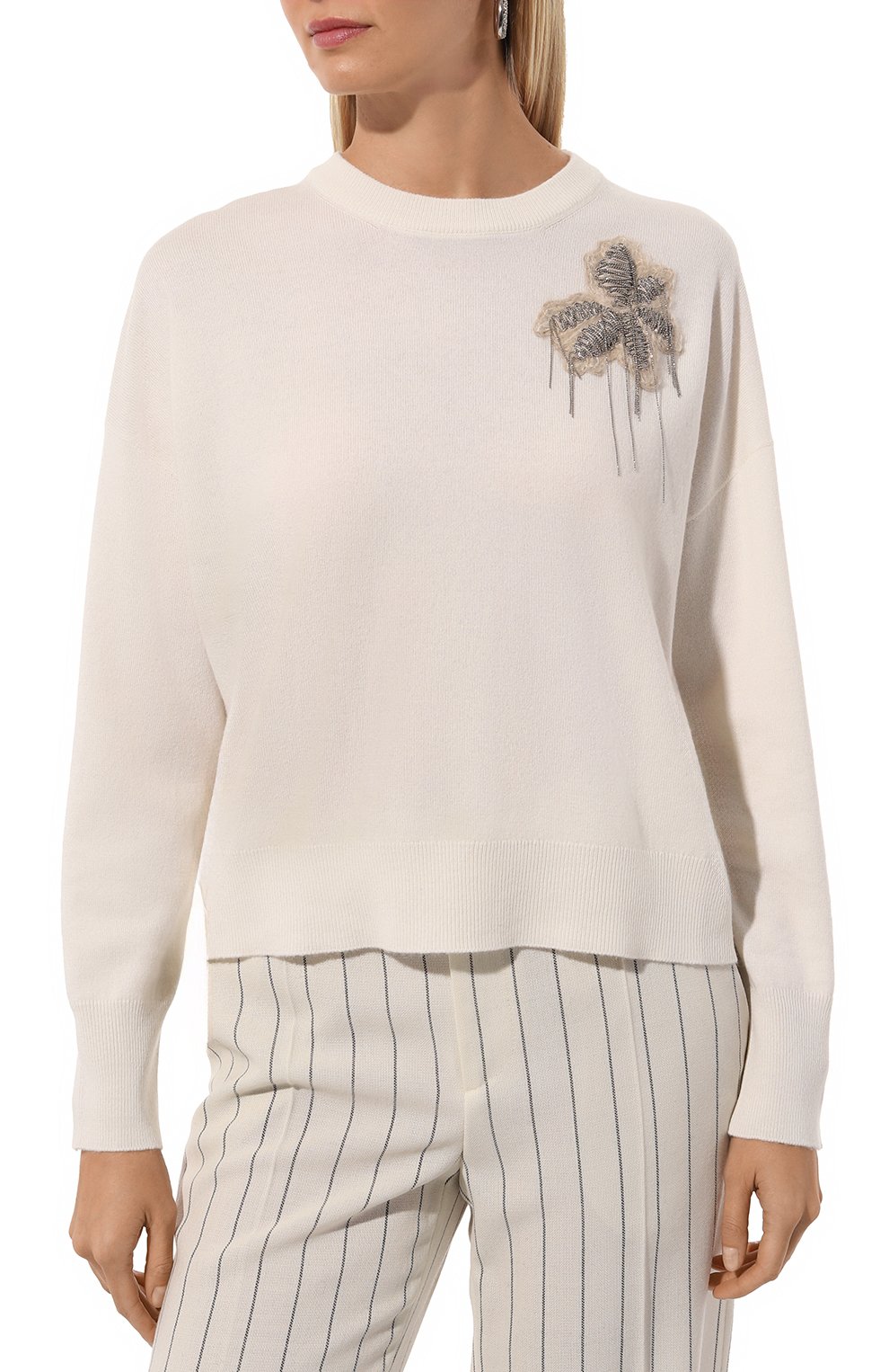 Кашемировый пуловер BRUNELLO CUCINELLI, арт. M12140500P, фото 3