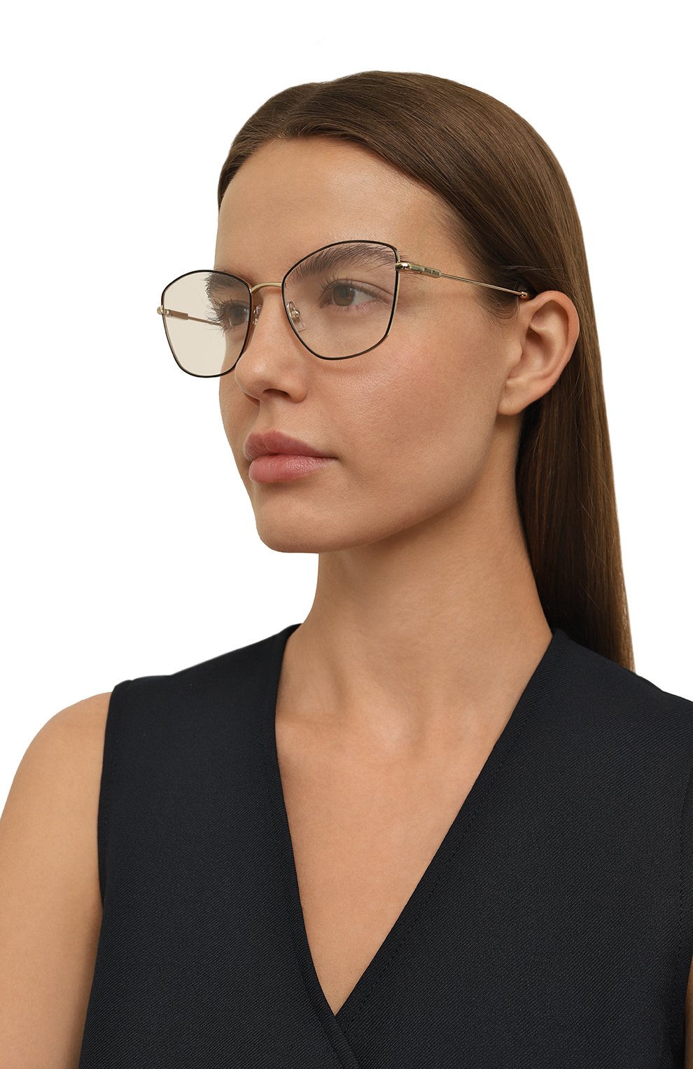 Оправа MIU MIU черного цвета по цене 35050 руб., арт. 52UV-AAV101, фото 2 Оправа MIU MIU, арт. 52UV-AAV101, фото 2