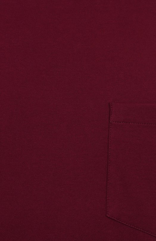 Хлопковая футболка Brunello Cucinelli M0B131376 Бордовый  M0B131376 Фото 6