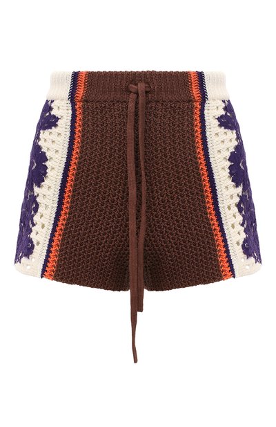 Женские хлопковые шорты VALENTINO, арт. XB3KF00L70D