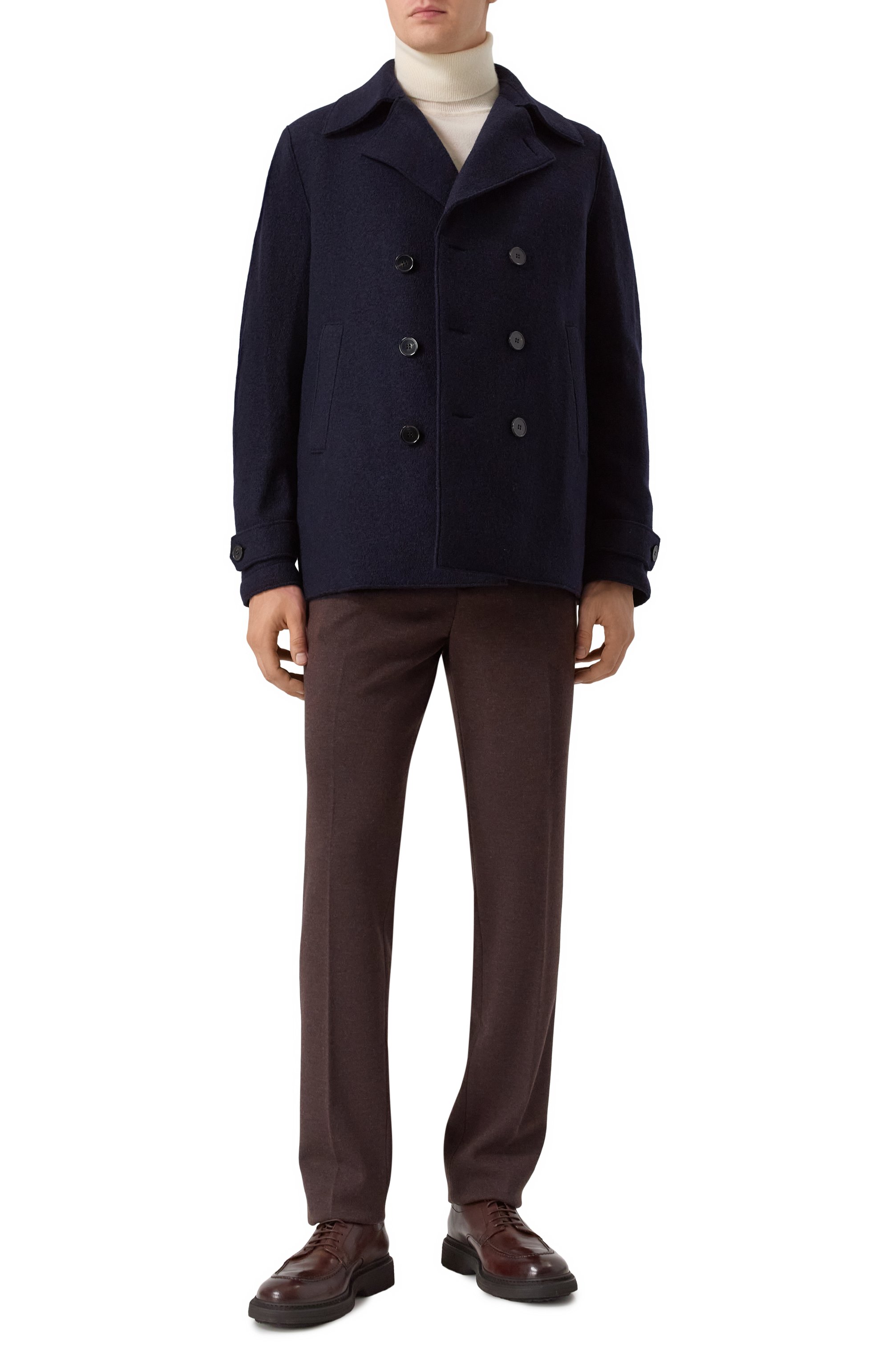 Брюки из шерсти и кашемира MARCO PESCAROLO, арт. EV0/52Y11, фото 2