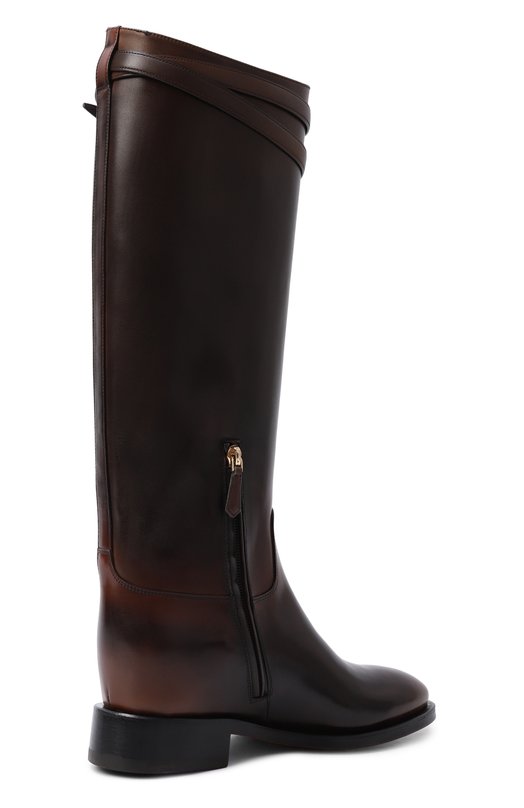 Кожаные сапоги Santoni WSHG71955BYTNHYT Коричневый  WSHG71955BYTNHYT Фото 5