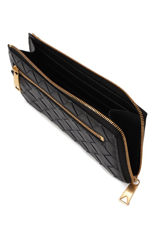 Кожаное портмоне Bottega Veneta 689526/V3UH2 Чёрный  689526/V3UH2 Фото 3