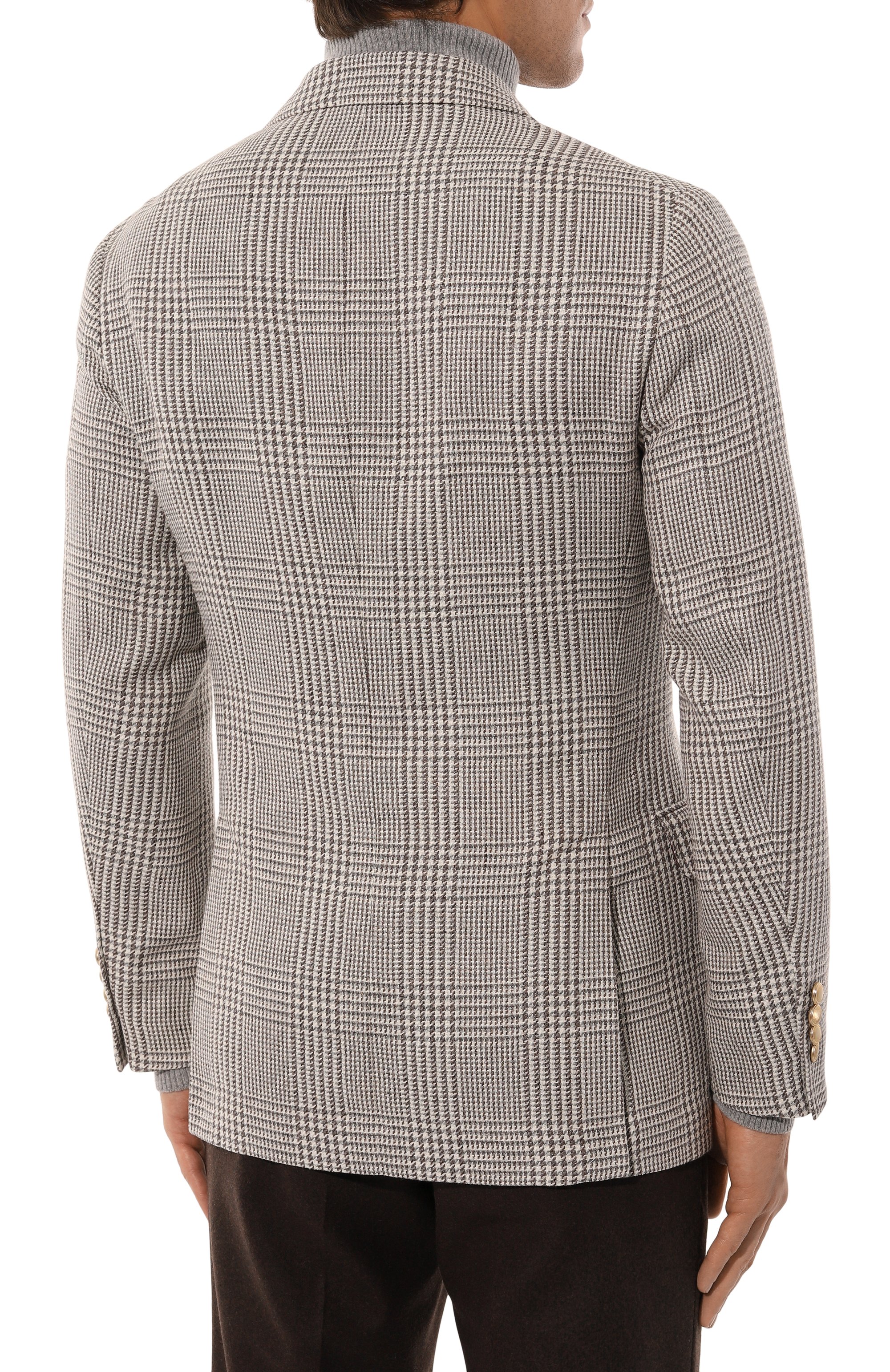 Пиджак изо льна и шерсти BRUNELLO CUCINELLI, арт. MG4977BPDE, фото 6