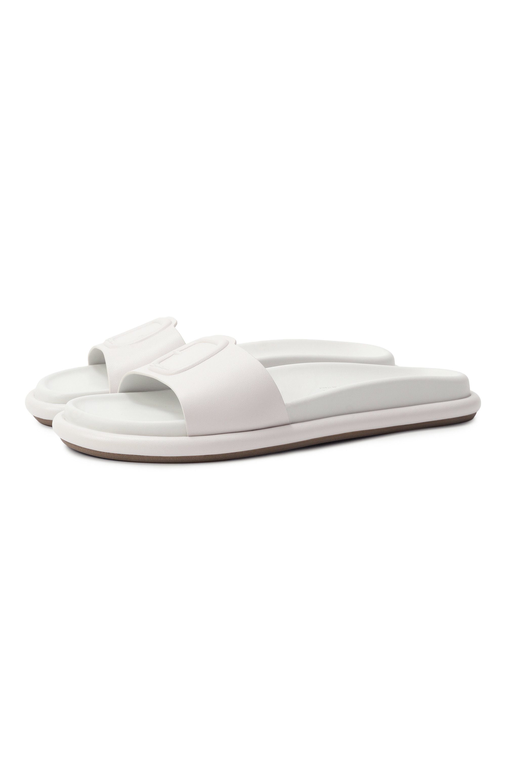 Кожаные шлепанцы SANTONI, арт. WHXG71409G0MTKED, фото 1