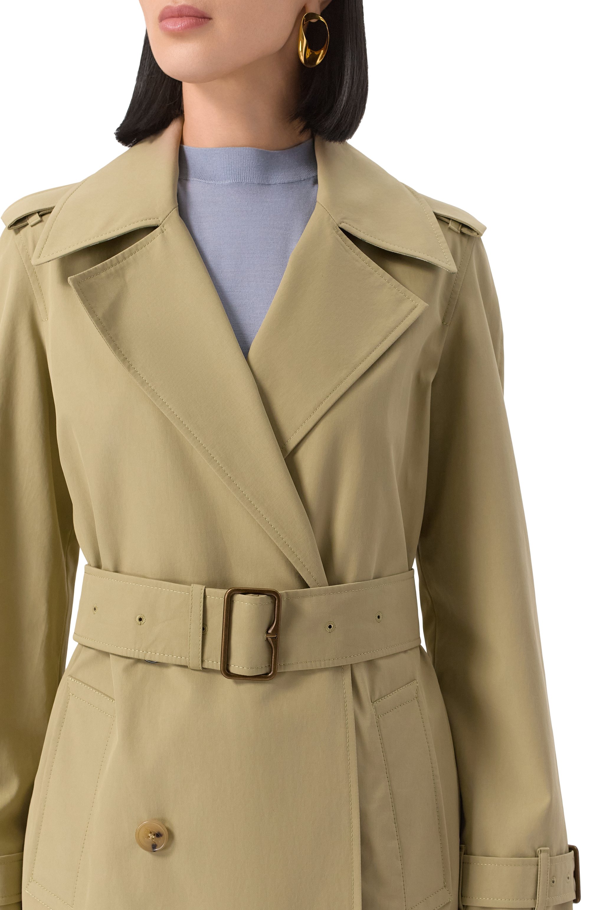 Хлопковый тренч BURBERRY бежевого цвета по цене 324000 руб., арт. 8106349, фото 5 Хлопковый тренч BURBERRY, арт. 8106349, фото 5