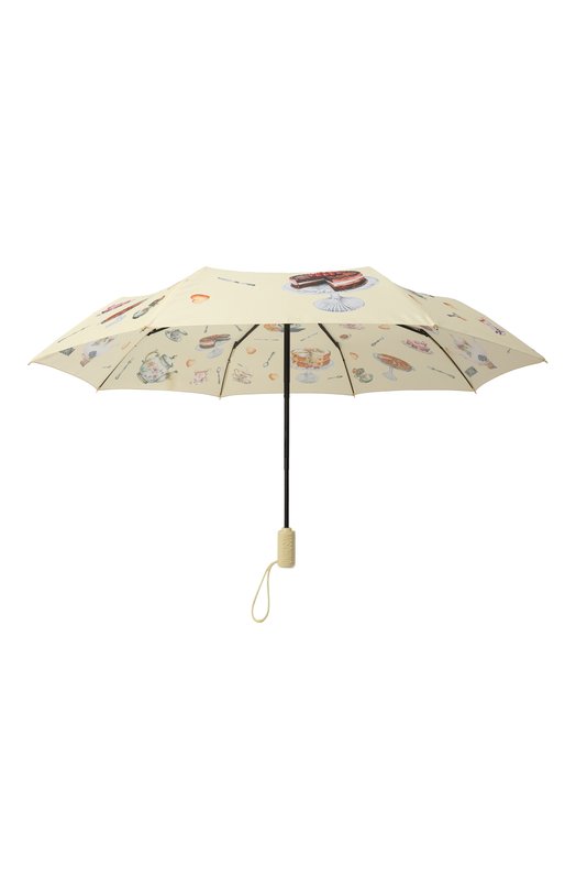 Складной зонт Moschino 8953-0PENCL0SEI Кремовый  8953-0PENCL0SEI Фото 3