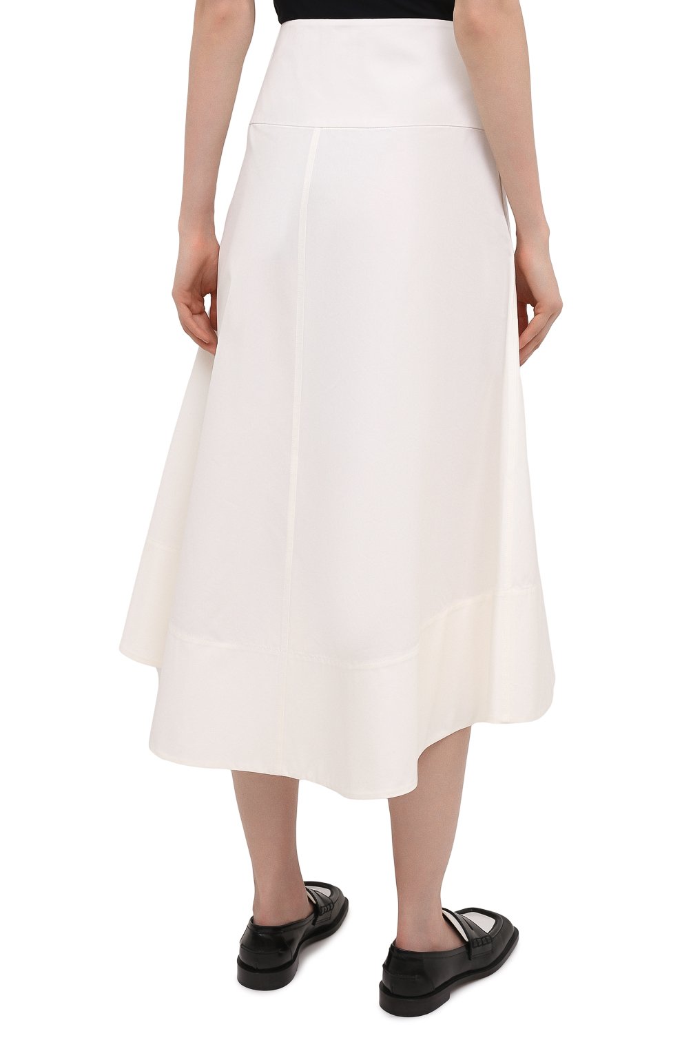 Юбка из хлопка и шелка JIL SANDER, арт. JSWS355805-WS251400, фото 4