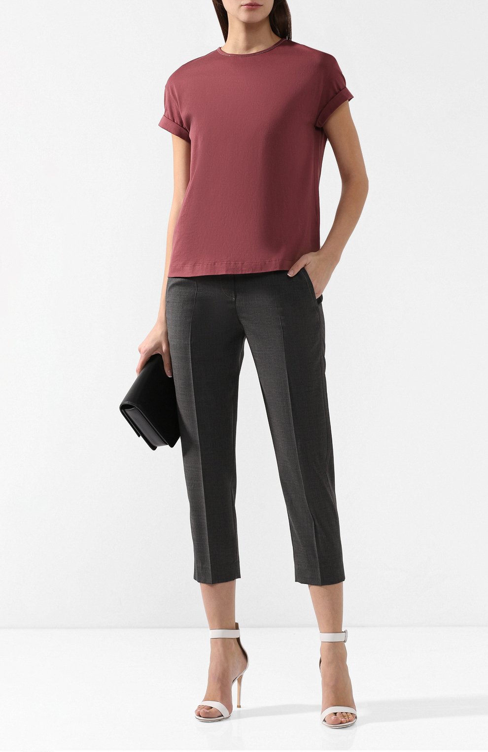 Шерстяные брюки BRUNELLO CUCINELLI, арт. M0H61P6897, фото 2
