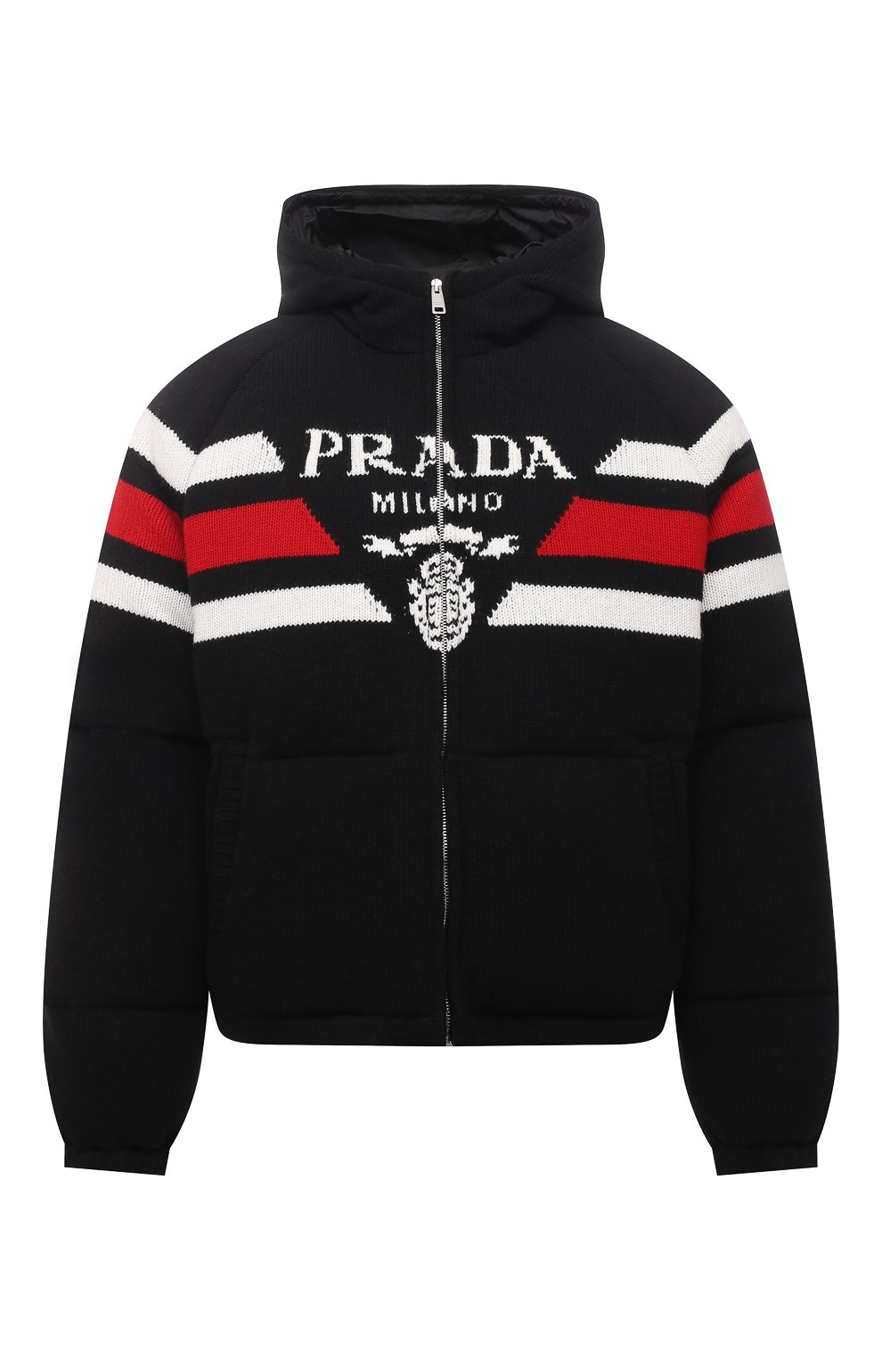 Пуховик из шерсти и кашемира PRADA, арт. SGC017-10PA-F0002-212, фото 1