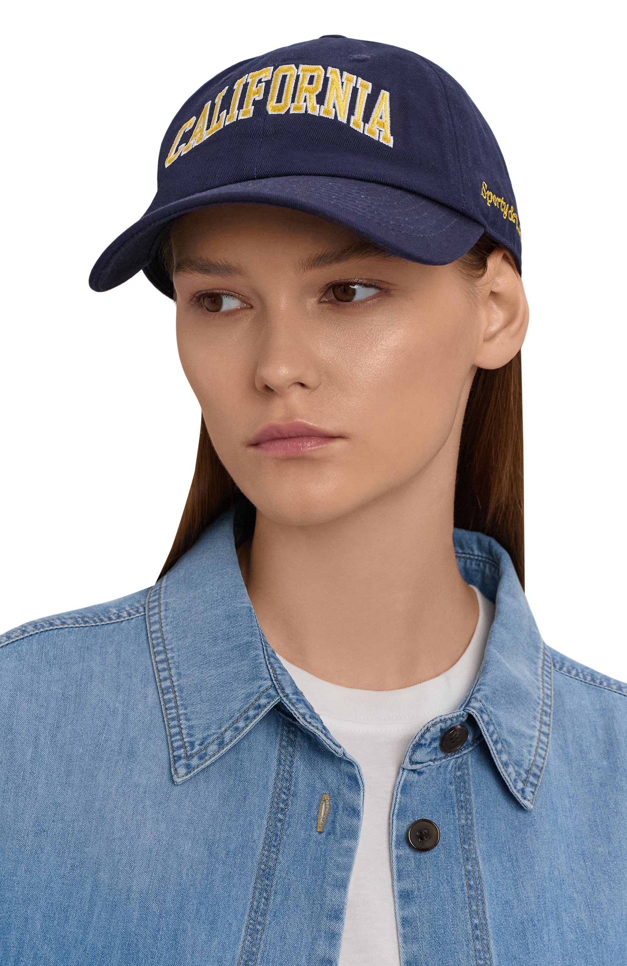 Хлопковая бейсболка SPORTY AND RICH, арт. AC040508501BL32, фото 2