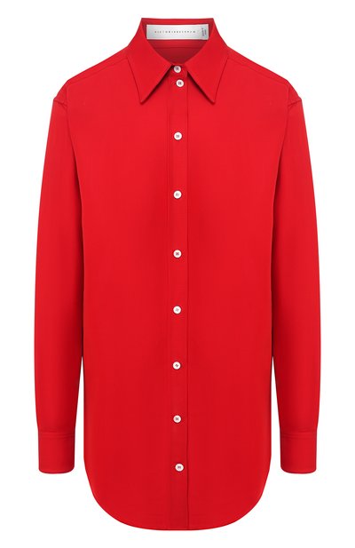 Женская рубашка из смеси вискозы и шелка VICTORIA BECKHAM, арт. SH LNG 1730B PSS19 MATT DUCHESS