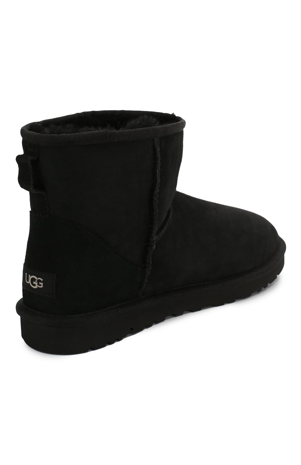 Замшевые сапоги classic mini UGG, арт. 1002072_BLK, фото 4
