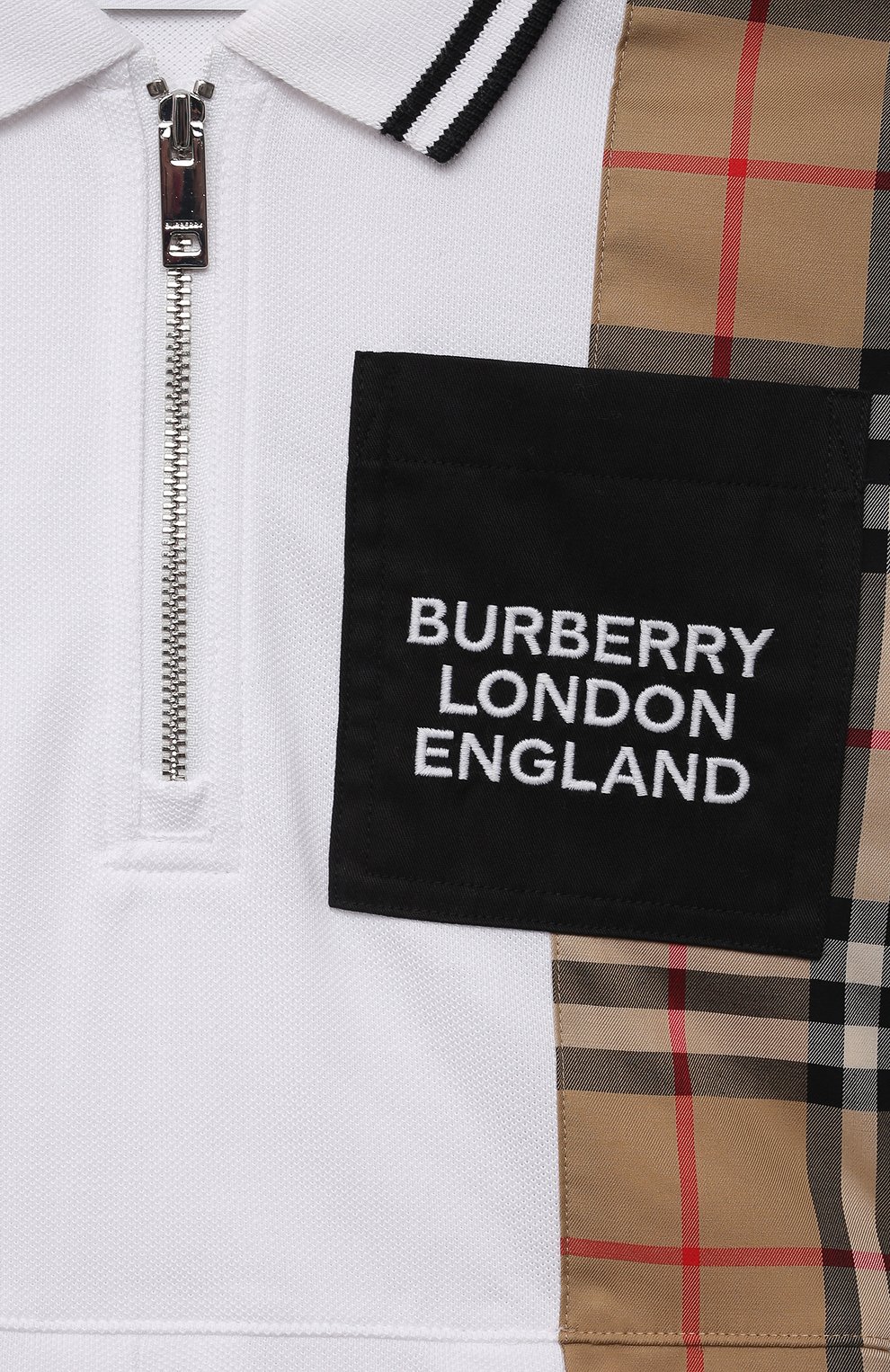 Хлопковое платье BURBERRY белого цвета по цене 19300 руб., арт. 8042635, фото 3 Хлопковое платье BURBERRY, арт. 8042635, фото 3
