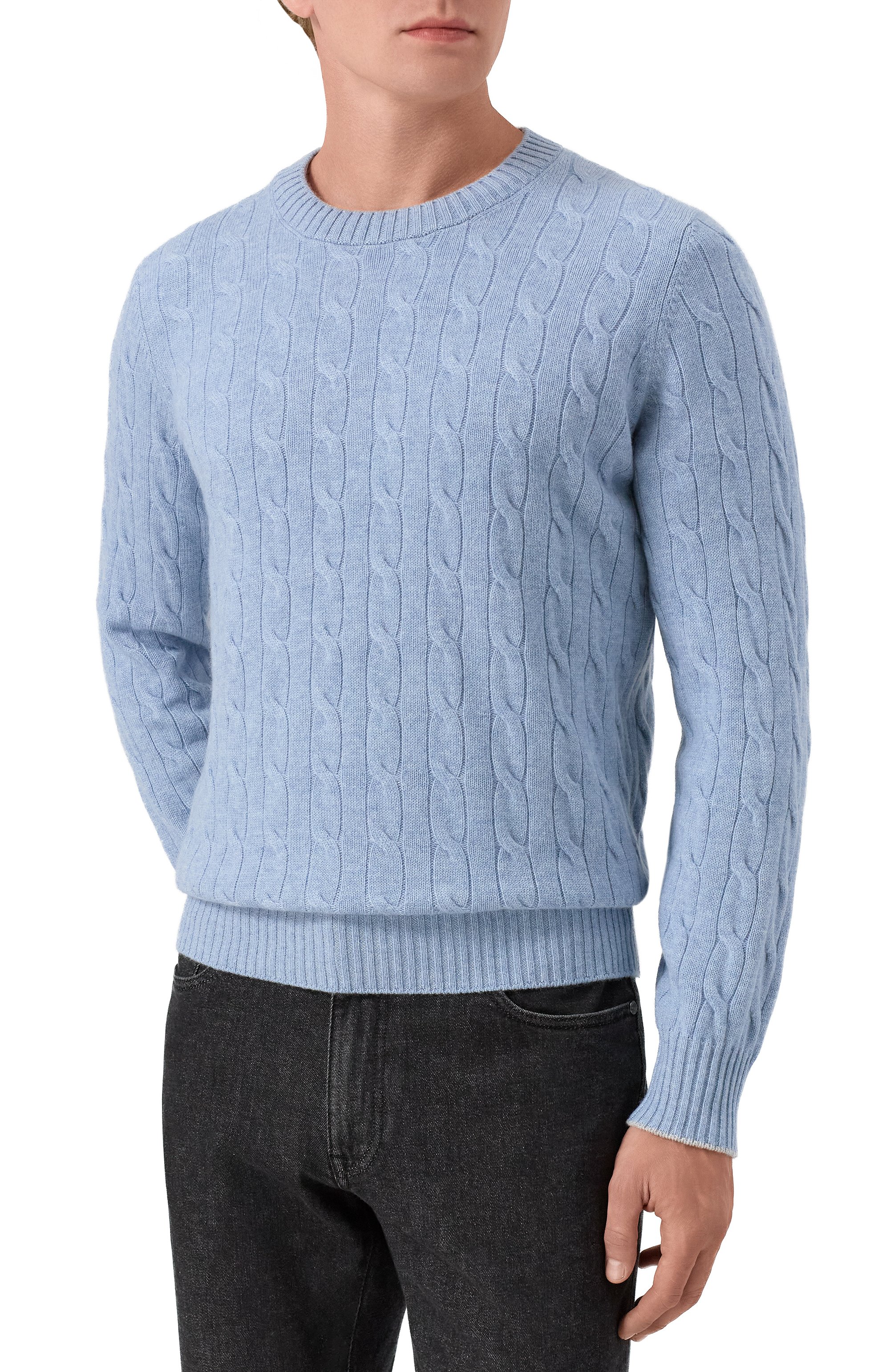 Кашемировый джемпер BRUNELLO CUCINELLI, арт. M22707200, фото 3