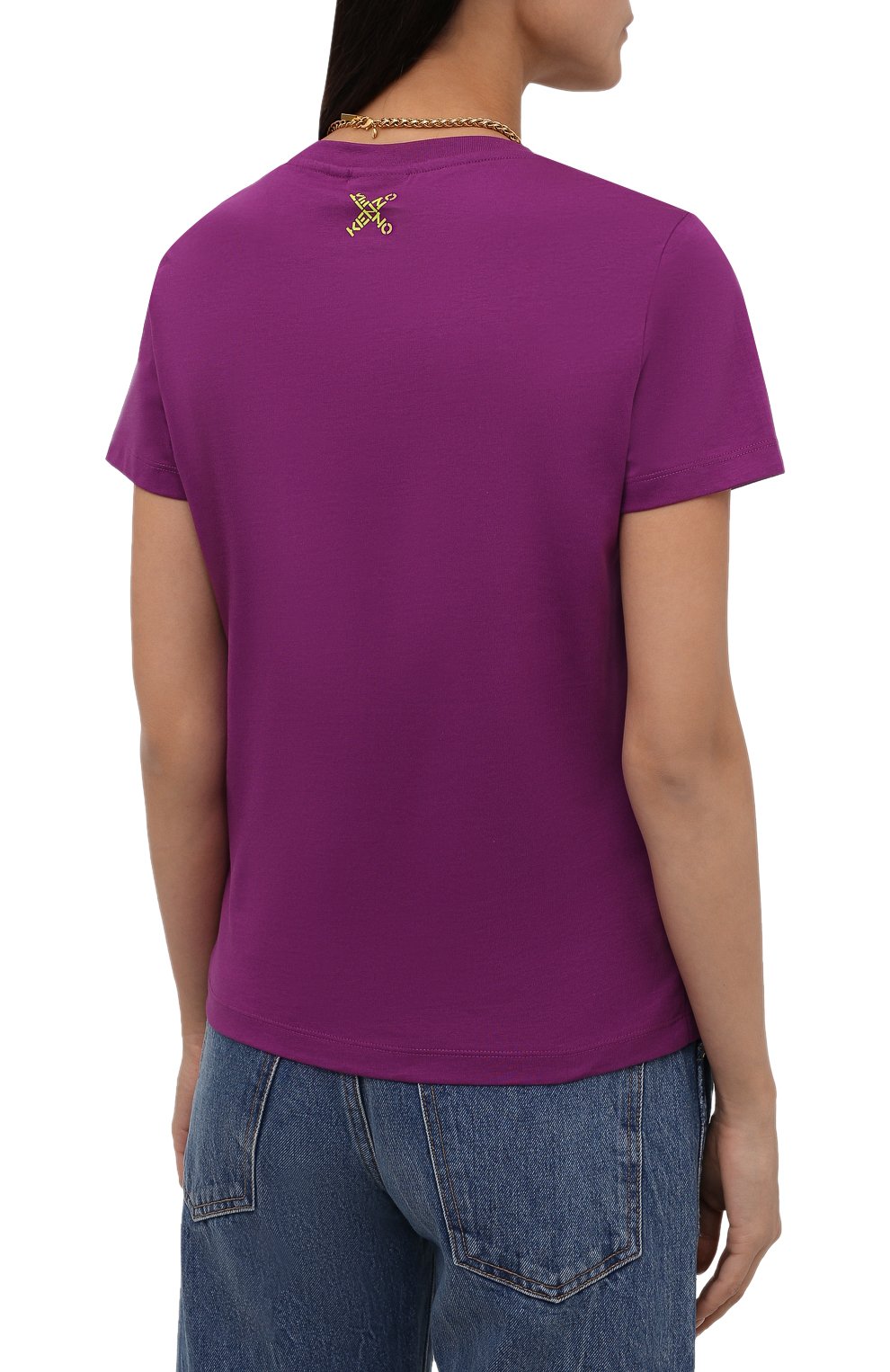 Хлопковая футболка kenzo sport KENZO, арт. FB52TS8504SJ, фото 4