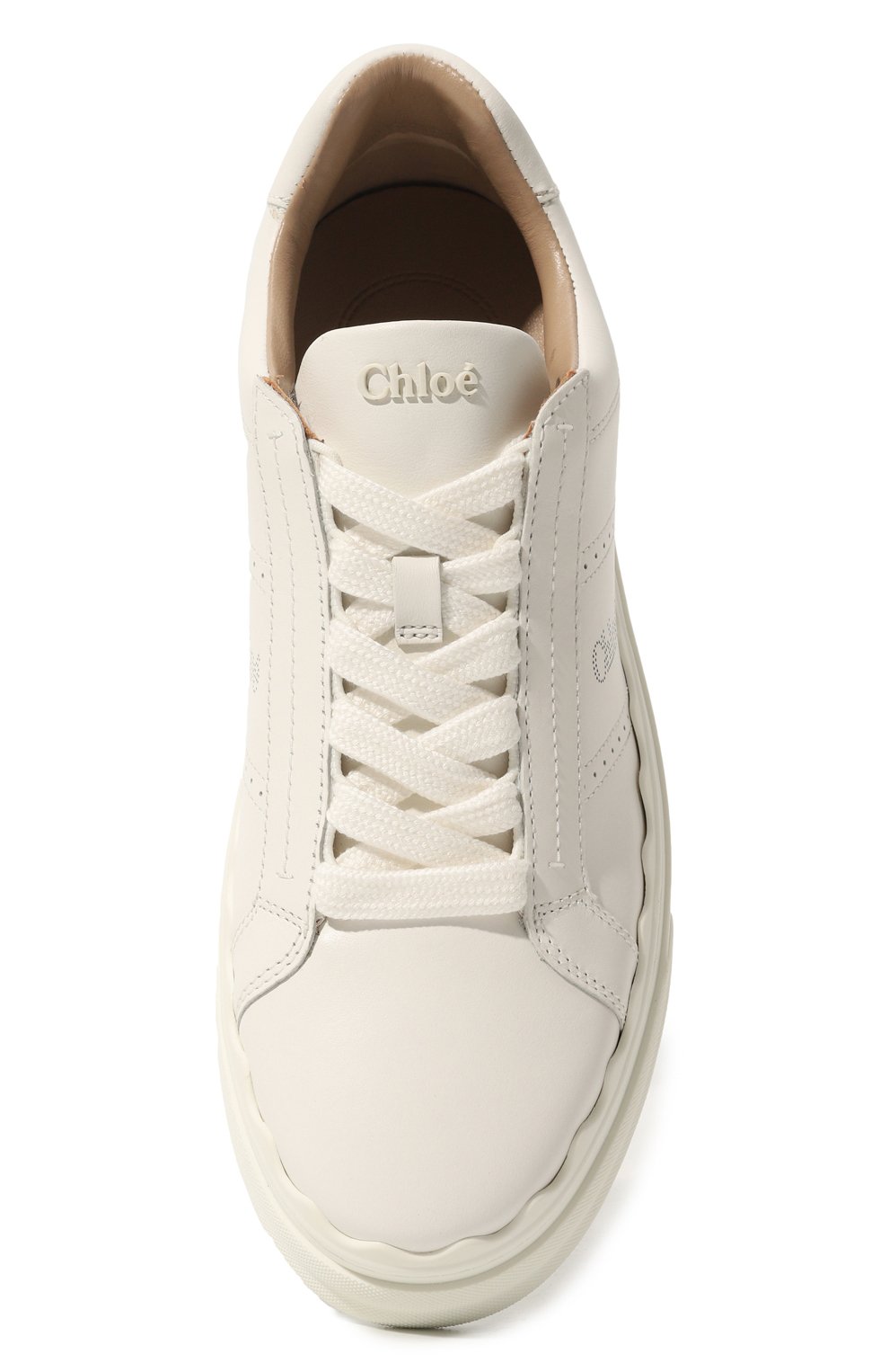 Кожаные кеды lauren CHLOÉ, арт. CHC23W953GQ, фото 6