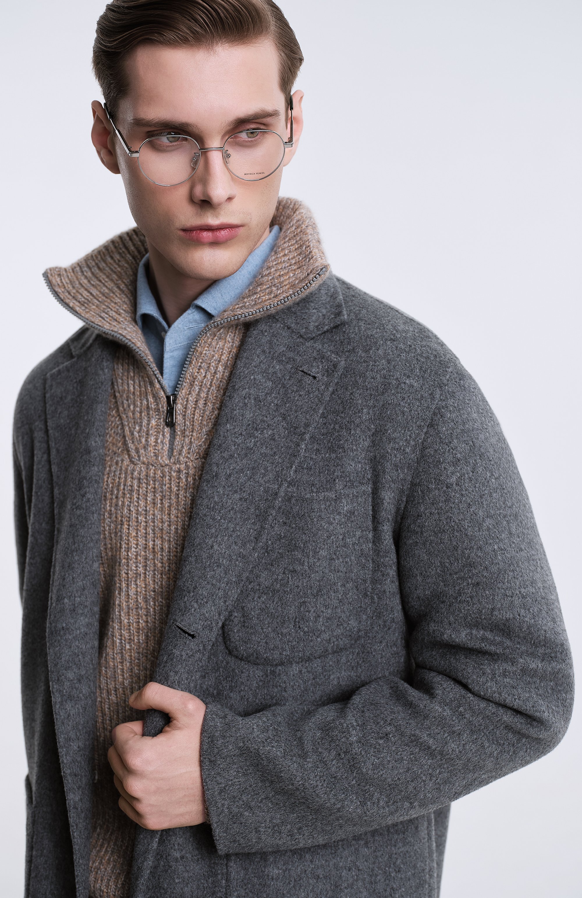 Хлопковая рубашка CORNELIANI голубого цвета по цене 37150 руб., арт. 94P156-9411629, фото 6 Хлопковая рубашка CORNELIANI, арт. 94P156-9411629, фото 6