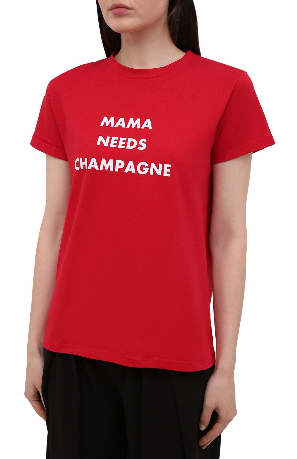 Хлопковая футболка SEVEN LAB, арт. T21-MNC G01 red, фото 3