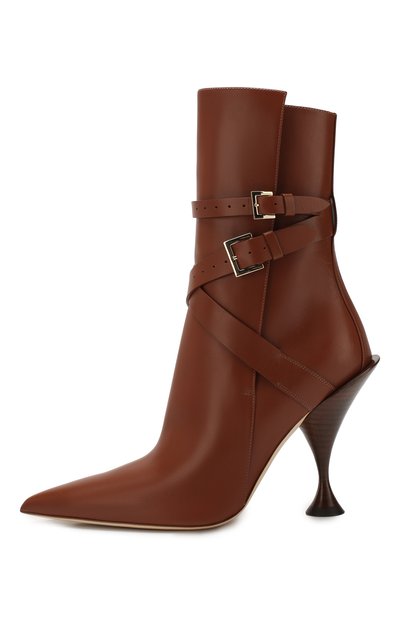 Кожаные ботильоны BURBERRY, арт. 8020112, фото 3