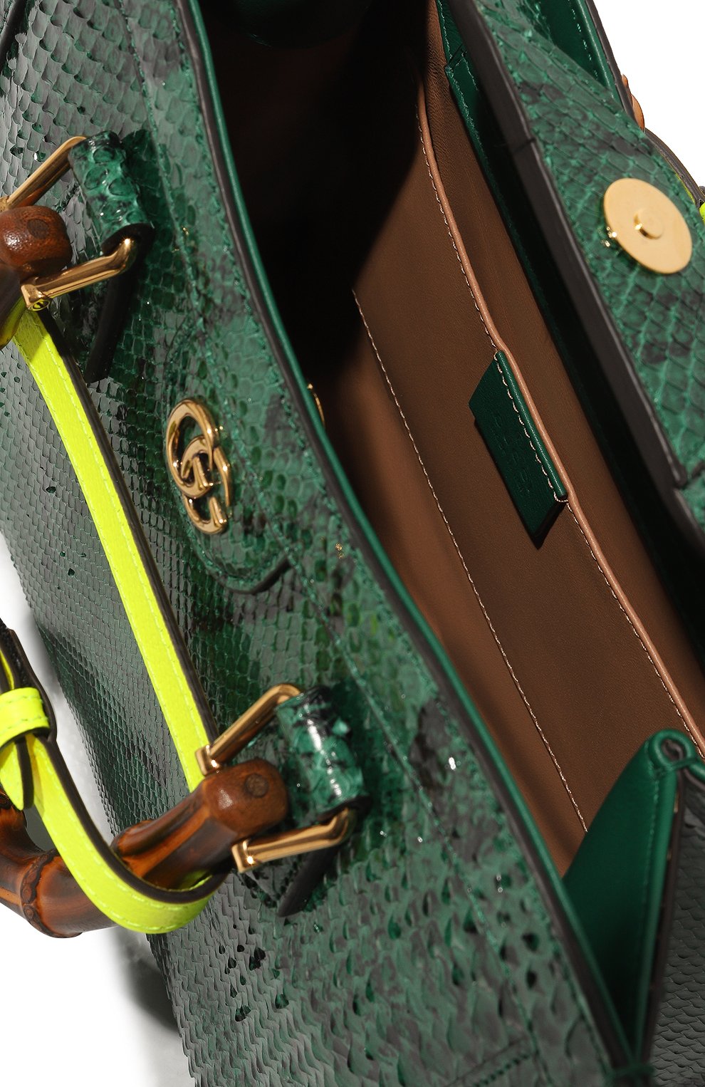Сумка-тоут diana small из кожи питона GUCCI, арт. 660195 LU3ZT, фото 5