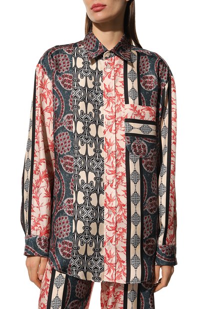 Шелковая рубашка ERIKA CAVALLINI, арт. S3/P/P3ST24, фото 3