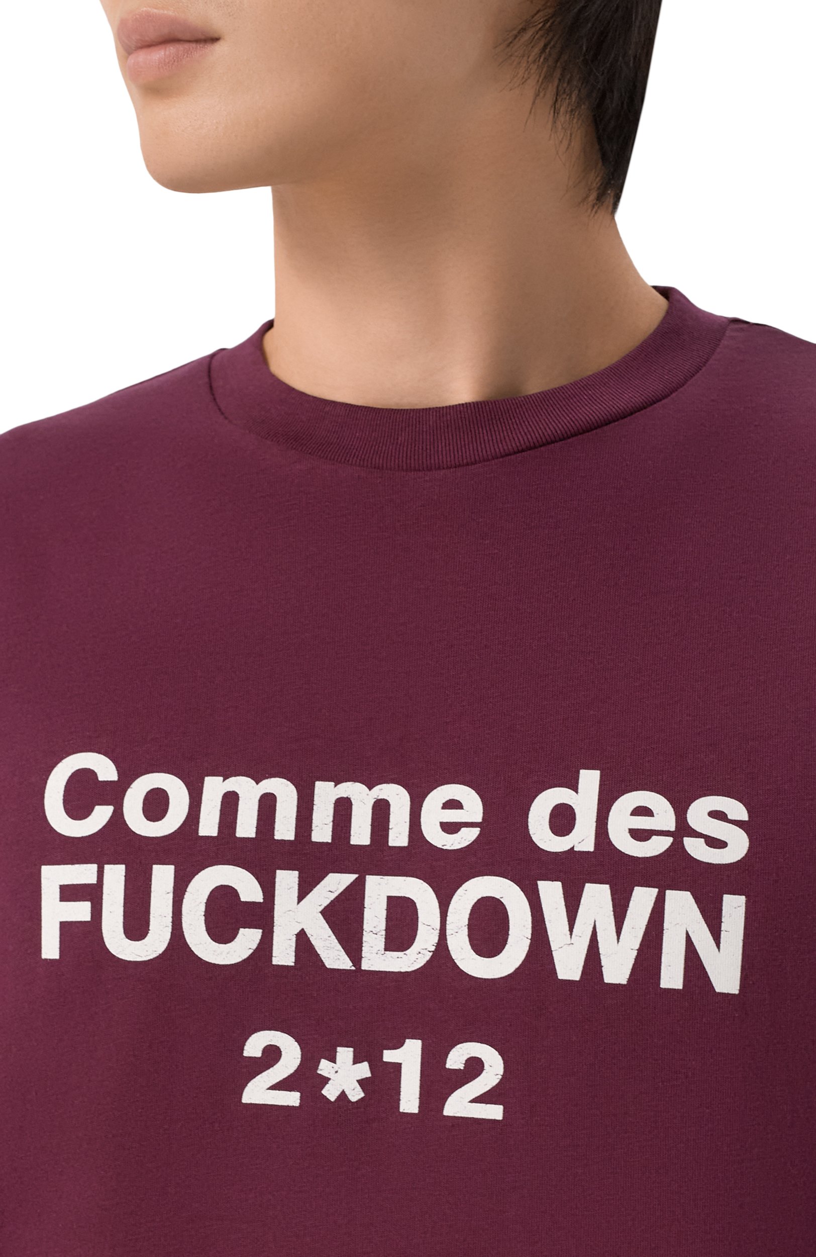Хлопковая футболка COMME DES FUCKDOWN, арт. CFABU00019, фото 5