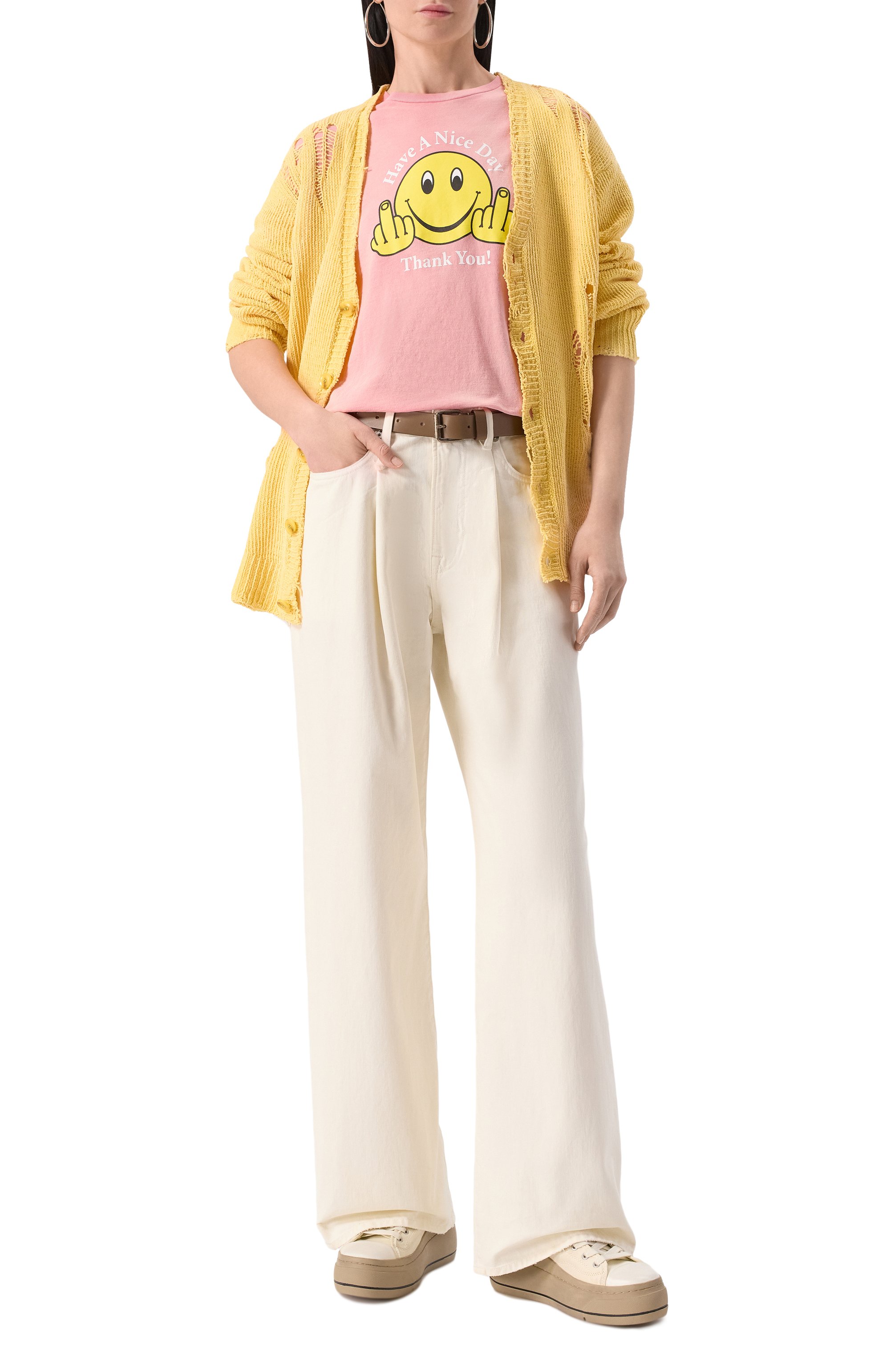 Хлопковый кардиган R13, арт. R13WY237-Y200B, фото 2