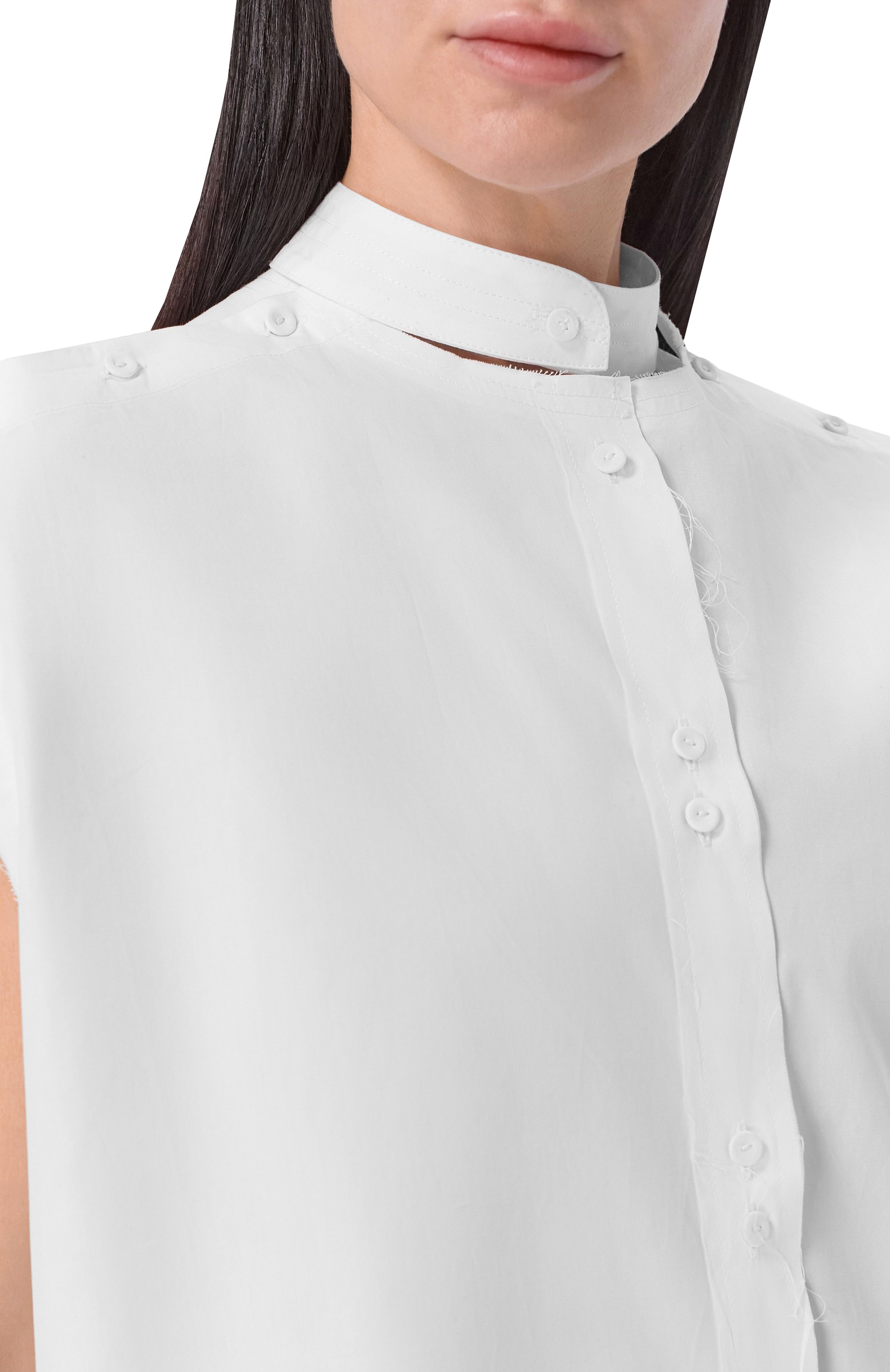 Хлопковая рубашка ISABEL BENENATO, арт. DW72S26, фото 5