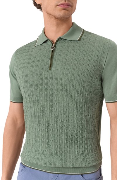 Хлопковое поло STEFANO RICCI, арт. K212032P31/F25297, фото 5