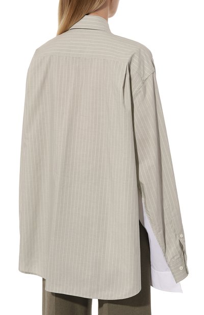 Хлопковая рубашка MM6, арт. S52DT0039/S54453, фото 4