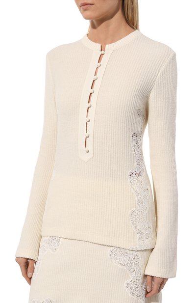 Шерстяной пуловер CHLOÉ, арт. CHC23SHT64, фото 3