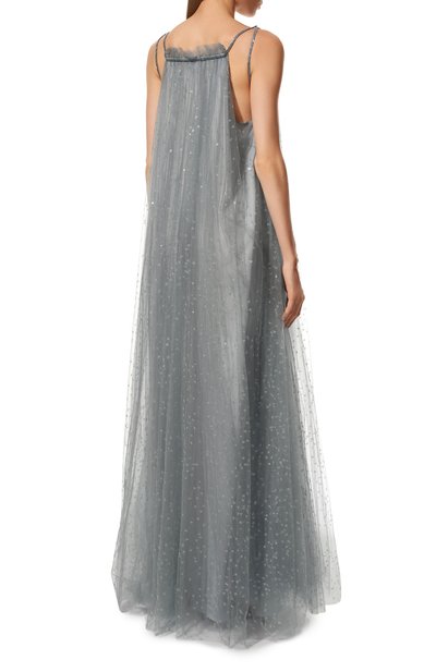 Платье GIORGIO ARMANI серо-голубого цвета по цене 990500 руб., арт. 2SHVR048/T03E8, фото 4 Платье GIORGIO ARMANI, арт. 2SHVR048/T03E8, фото 4