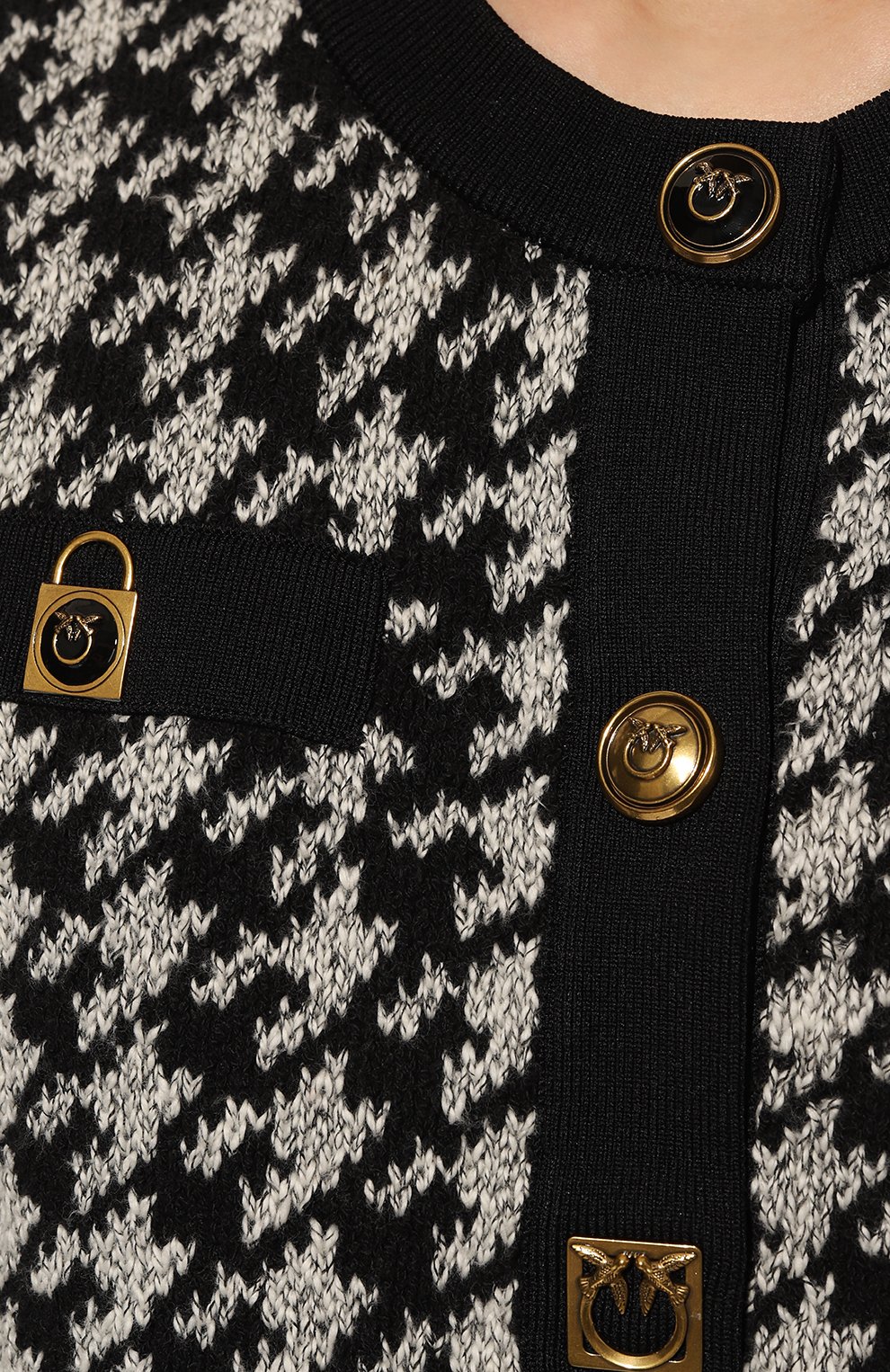 Хлопковый кардиган PINKO, арт. 1G180Y-A058, фото 5