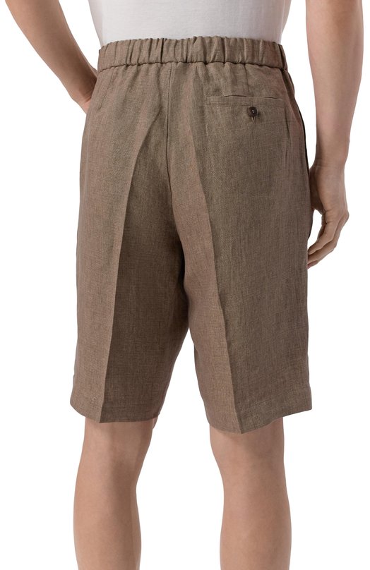 Льняные шорты Capobianco 20M851.LL00._001 Коричневый  20M851.LL00._001 Фото 4