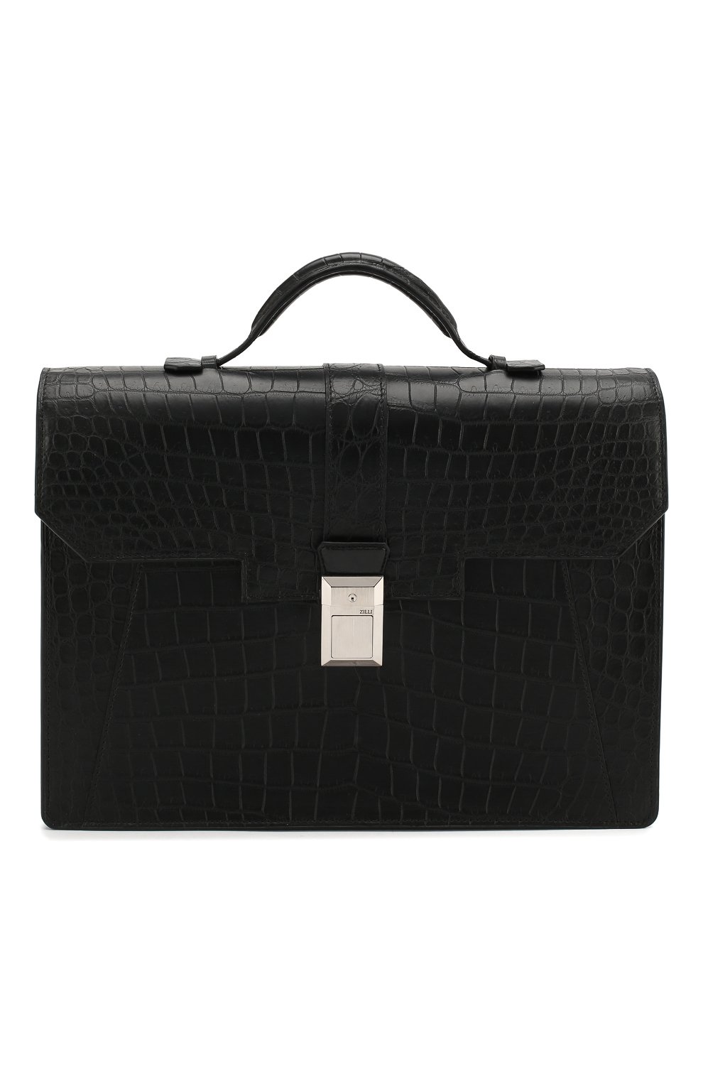 Портфель из кожи крокодила ZILLI, арт. MJL-0BB08-10100/0001/CPOR, фото 1