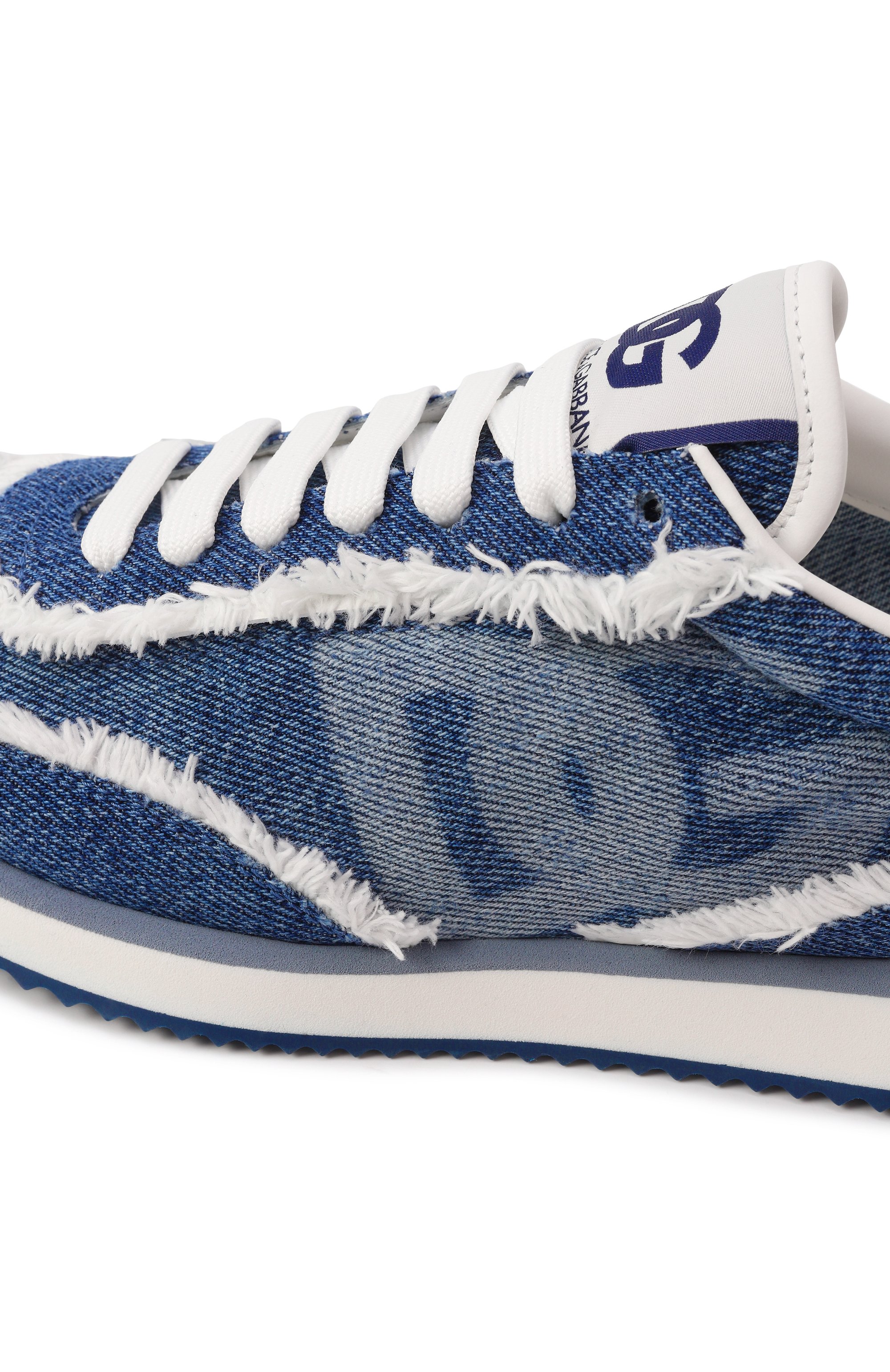 Текстильные кроссовки dg cushion DOLCE & GABBANA, арт. CK2288/A6D44, фото 7