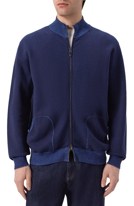 Кардиган Canali C1174/MK02276 Синий  C1174/MK02276 Фото 3